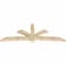 Ekena Millwork Davenport Rough Sawn Timber Gable Bracket, Douglas Fir, 108"W x 40"H x 4"D x 6"F, 9/12 Pitch GBW108X40X0406DAV00RDF - alternate 4